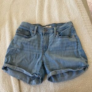 Levi's Light Blue Jean Shorts for Women